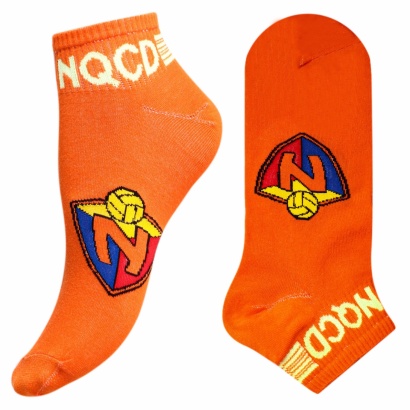 Носки мужские люминесцентные " Super socks СВЕТ-22 " оранжевые принт2 р:40-45 фото 110617
