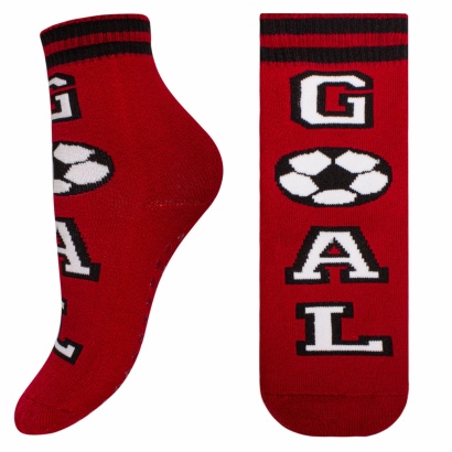 Носки махровые с тормозами Goal " Galeshu 19NO.H13 " бордовые р:1-3года фото 105742