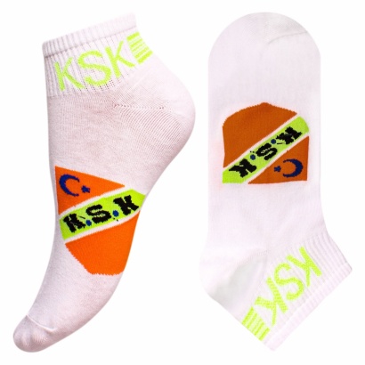 Носки мужские люминесцентные " Super socks СВЕТ-22 " белые р:40-45 фото 110612