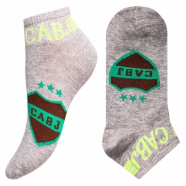 Носки мужские люминесцентные " Super socks СВЕТ-22 " серые р:40-45