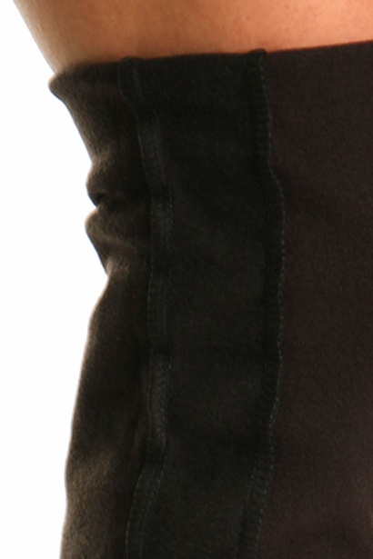 Леггинсы под кожу с декорированными лампасами " Лепесток NO:1100 " чёрные р:40-42 фото 100505