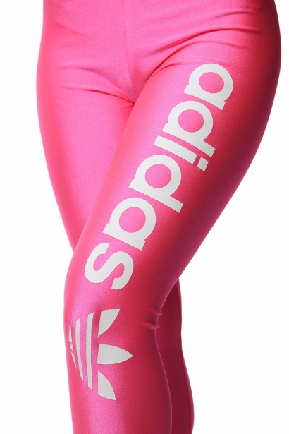 Леггинсы " World Sport Adidas " розовый р:46-48 фото 8286