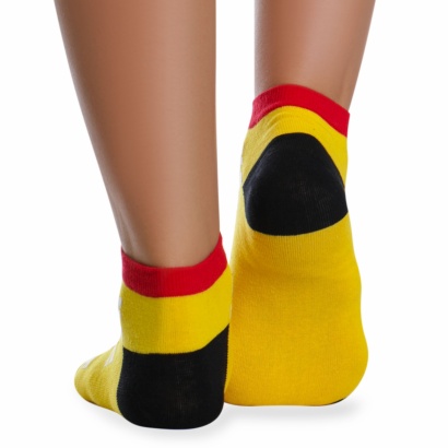 Носки хлопковые " Super socks LTB-100 " жёлтые р:37-41 фото 110506