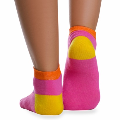 Носки хлопковые " Super socks LTB-100 " розовые принт1 р:37-41 фото 110489