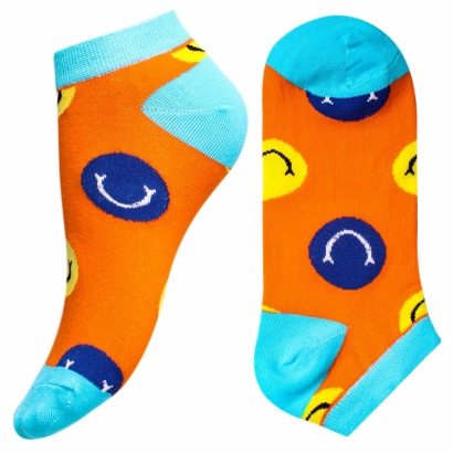 Носки мужские хлопковые укороченные " Super socks A162-1 " оранжевые р:40-45 фото 110569