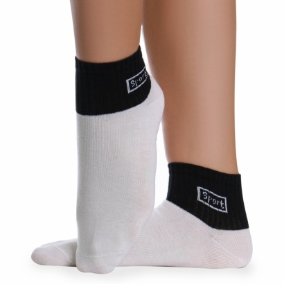 Носки хлопковые с широкой резинкой " Super socks B126-1 " белые р:37-41 фото 110402