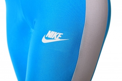 Леггинсы " Nike " голубой белый лампас р:40-42 фото 67509